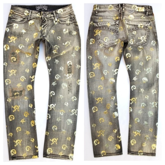 NEW ROBIN'S JEANS Men's Marlon Slim Straight Jeans